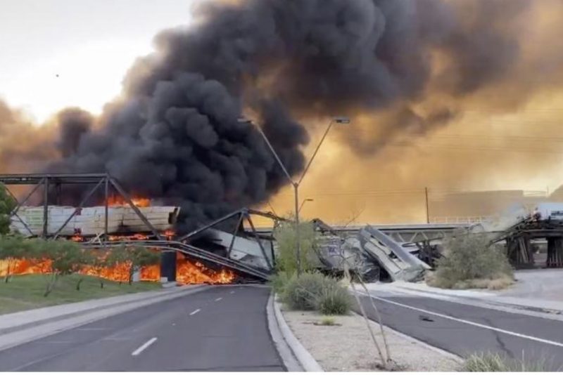 Arizona train fire