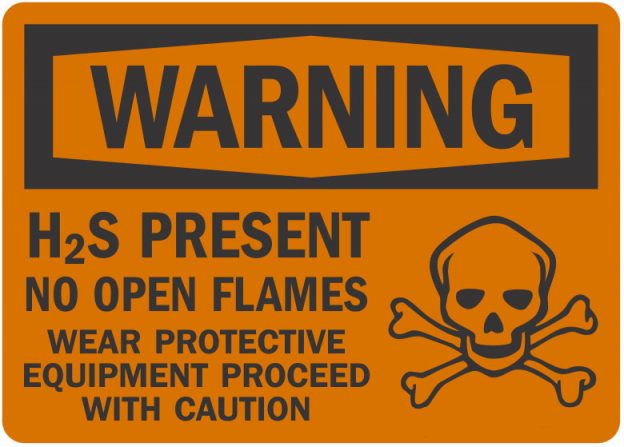 H2S Warning Sign