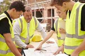 team meeting to discuss any concerns or safety issues before starting the job