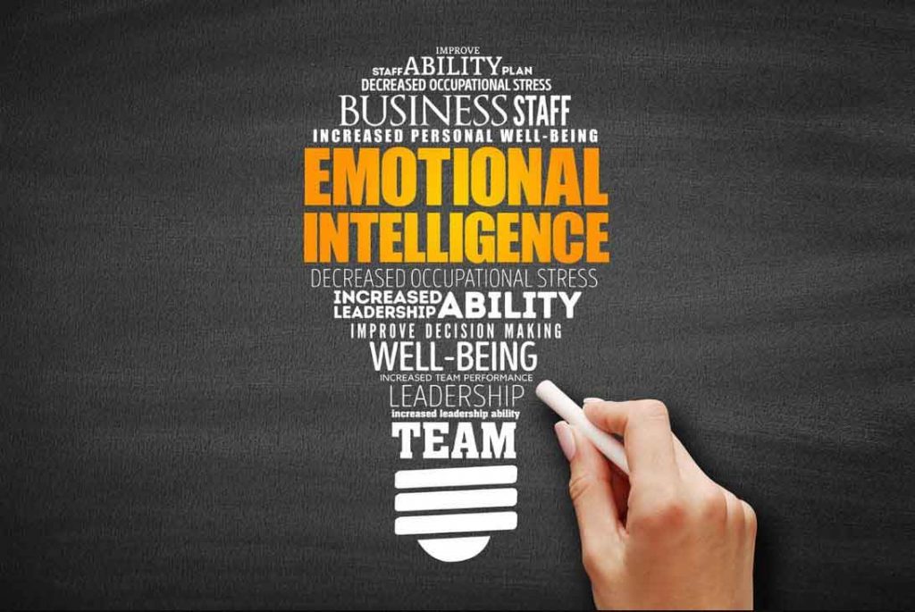 emotional intelligence designed as a light bulb