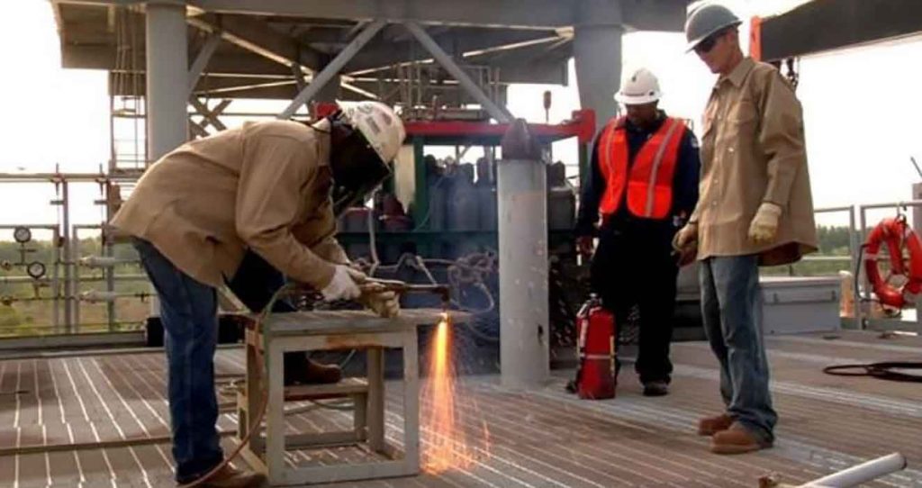 fire watch during hot work operation