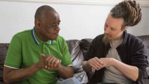 a carer supporting a vulnerable adult