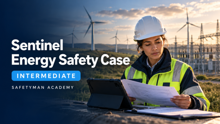 Sentinel energy safety case intermediate course artwork